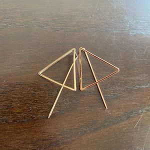 Geometric minimalist earrings